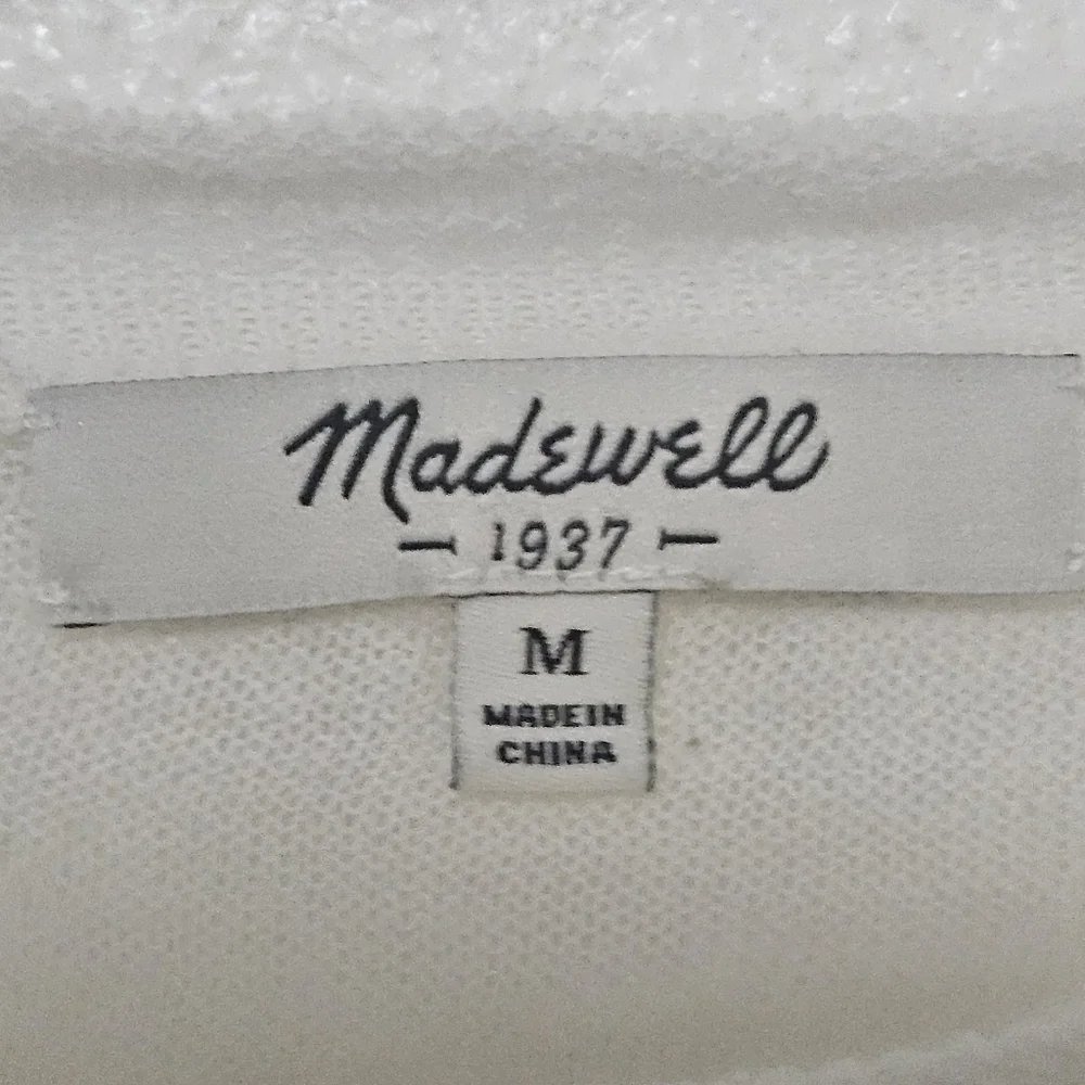 Madewell sweater linen and cotton blend size medium - Picture 5 of 11